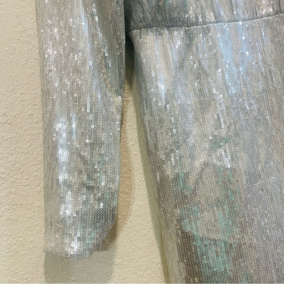 S'edge Sylvia Dress Silver Sequin Dress XS NWT - Picture 6 of 13